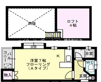 シティハイム竹下 間取り