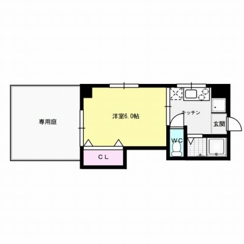 メゾン・ド・ウエストB棟 間取り