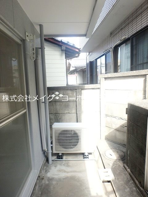 メゾン・ド・ウエストB棟 ベランダ