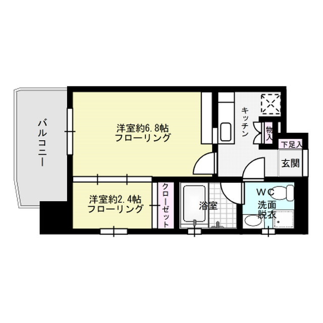 サニークレスト大濠公園 間取り