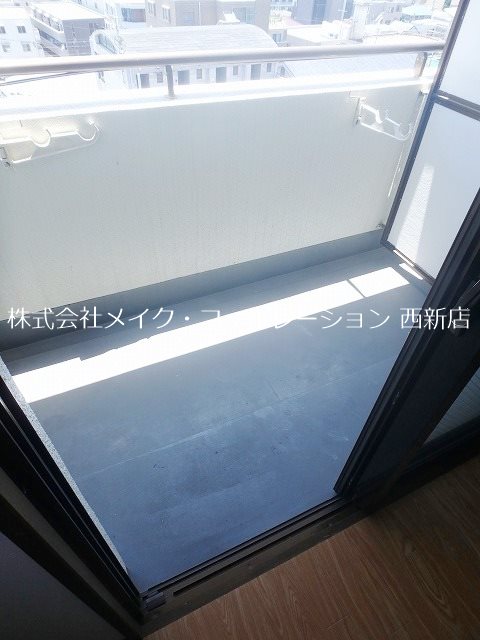 クレアトール百道～ネット無料～ ベランダ