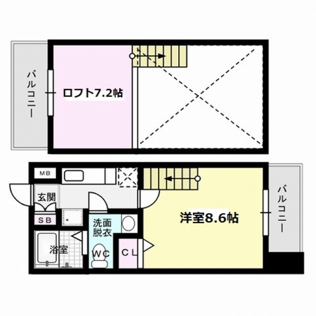 ピュアドーム博多21 間取り