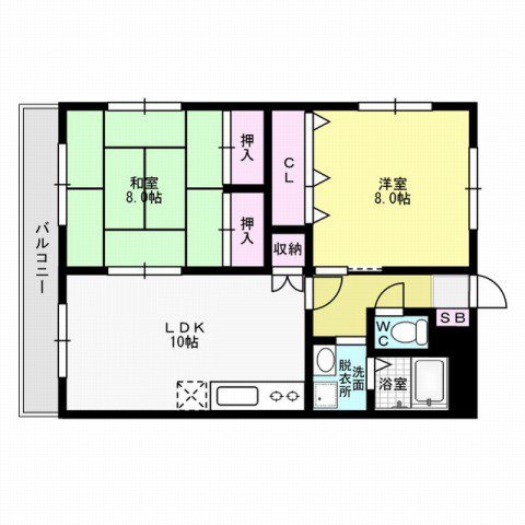 アイリス姪浜 間取り