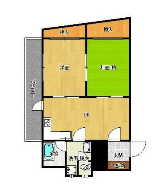 キャッスル泉屋Ⅰ 間取り