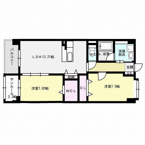 グランドソレイユ 間取り