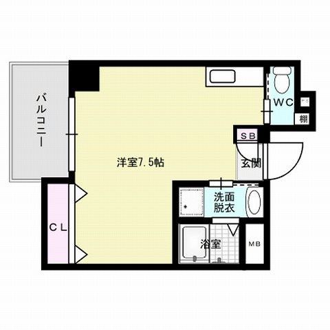 トラストビル姪浜～ネット無料～ 間取り