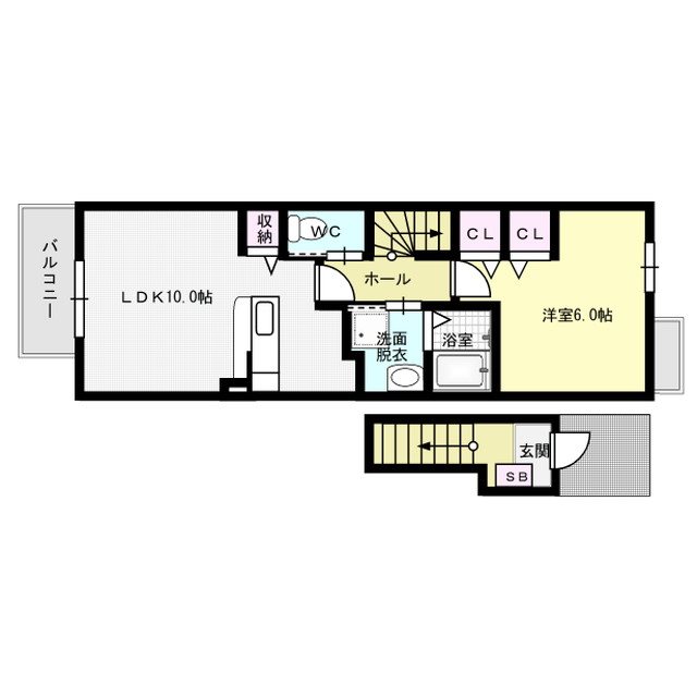 間取り ベローナ春日野 間取り図
