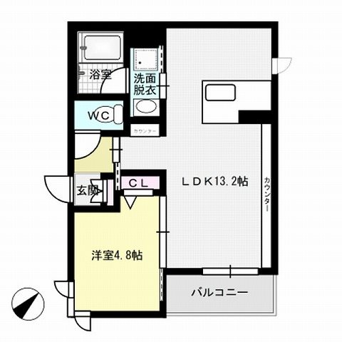 シャーメゾン西新ステーション 間取り