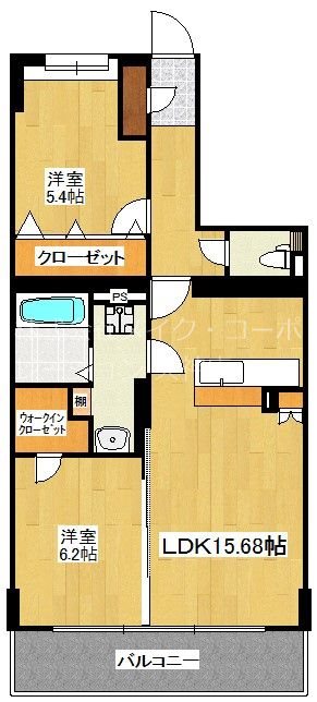 シャトレ平尾浄水町 間取り