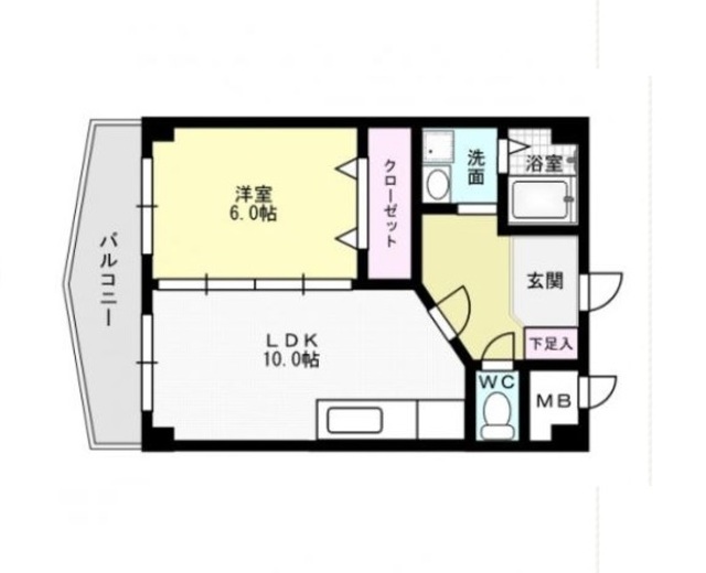 ルエメゾンロワール西新 間取り