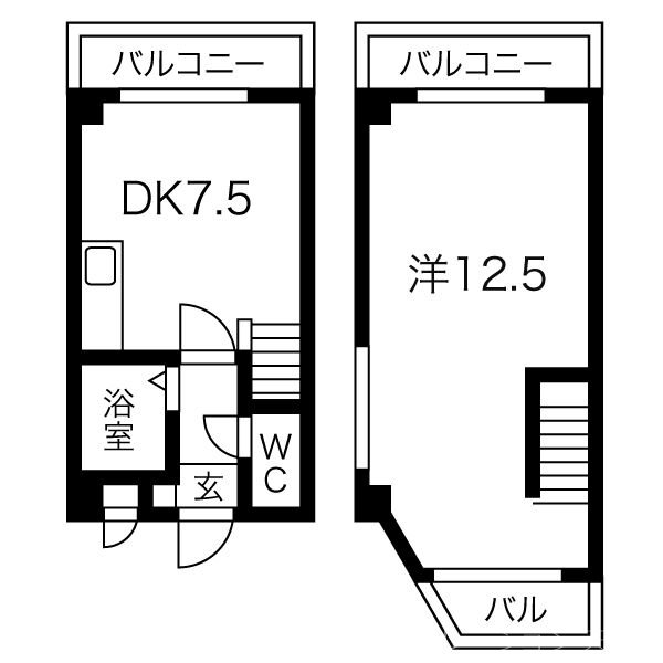 グローリー平尾 間取り