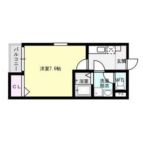 クレフラスト別府Ｂ棟～ネット無料～  間取り