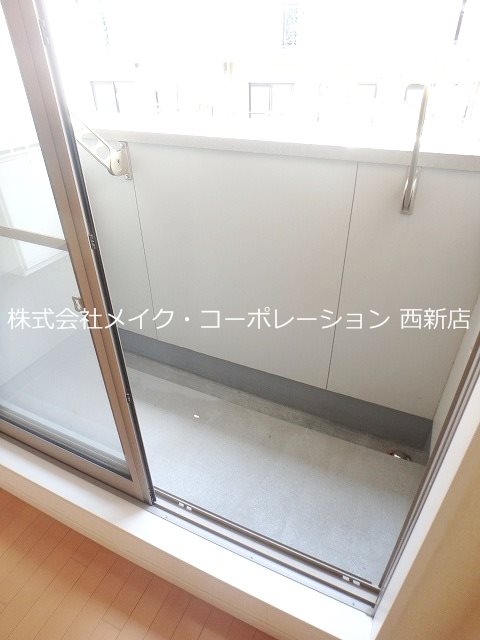 クレフラスト別府Ｂ棟～ネット無料～  ベランダ