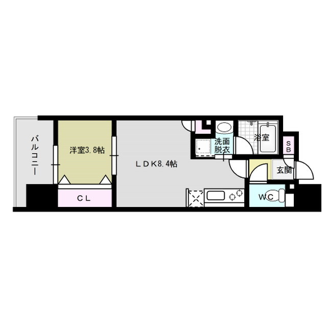 間取り アクタス博多アネックス 間取り図