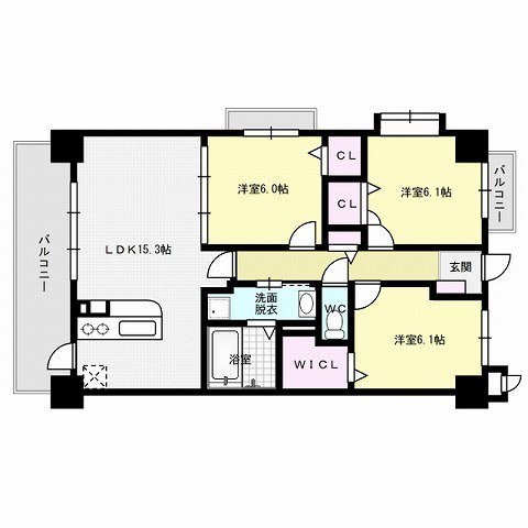 ネオジェラーモⅢ  間取り