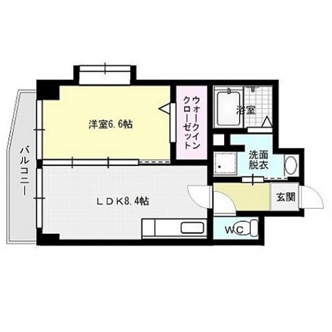 クレストｆ室見 間取り