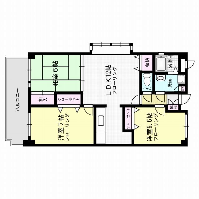 シーナ21大野城 間取り図