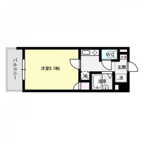 ナウパレス百道浜～ネット無料～ 間取り