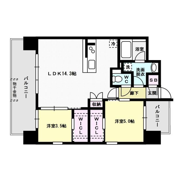 ネストピア博多グランドステージⅡ 間取り