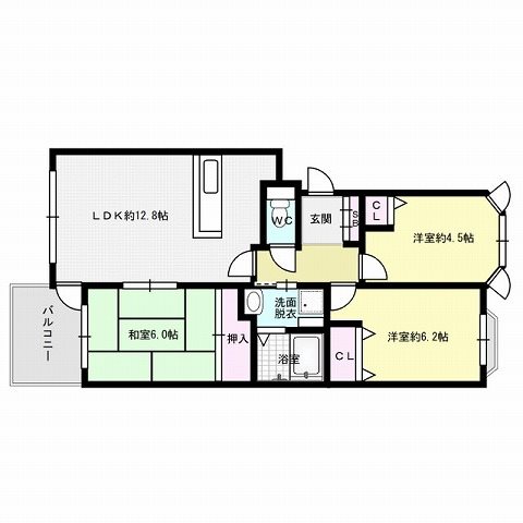 SPring Court南室見 間取り