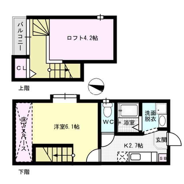 CAMELOT HAKATA canalside 間取り