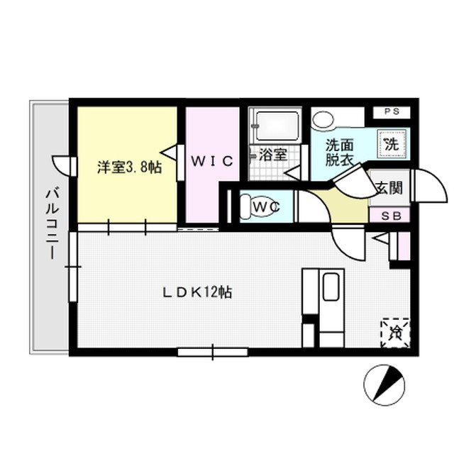 コンフォート光丘 301号室 間取り