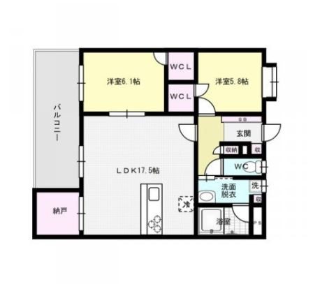 Brast城西 間取り