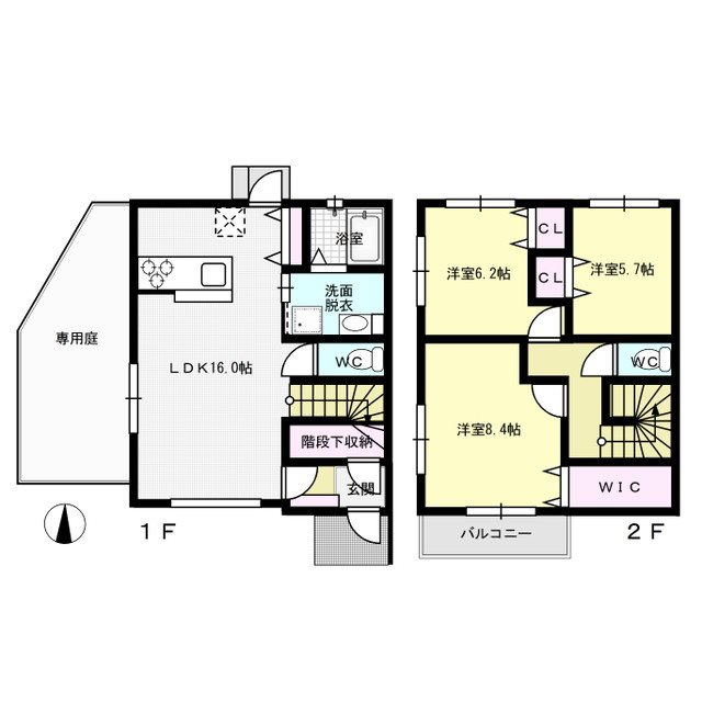 ディナスティⅢ 1号室 間取り