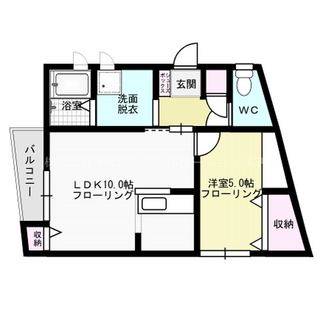 ヴィオラ赤坂 201号室 間取り