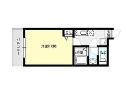 ボナージュ室見～ネット無料～ 間取り