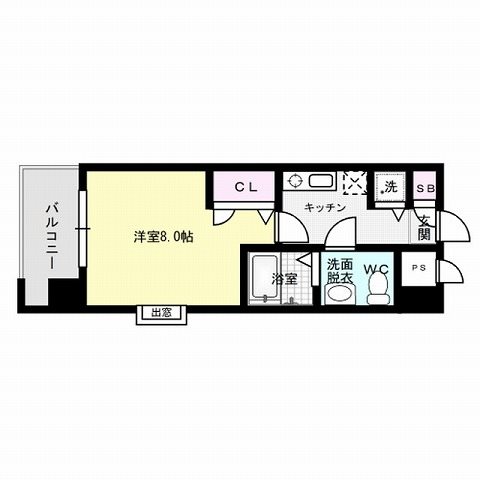 ピュアドームパークサイト大濠 間取り