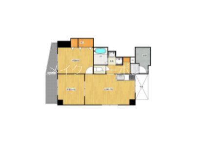 第7川崎ビル 505号室 間取り