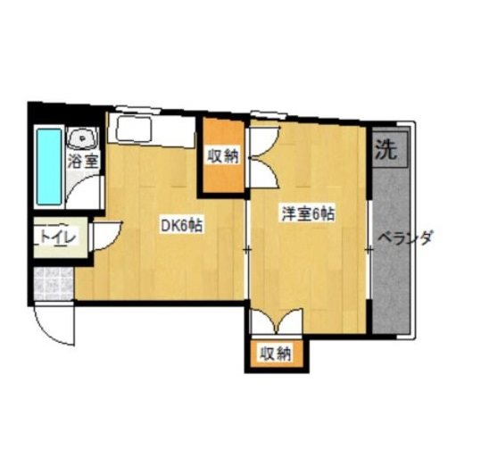ウエルス西新 間取り