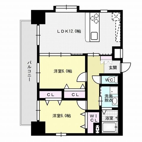 ヴァーグポルトグラン～ネット無料～ 間取り