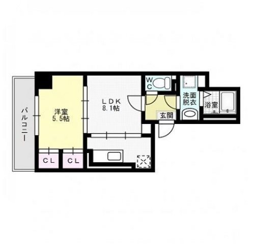 ジュセン西新 間取り