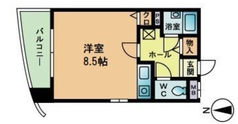 ベルメゾン百道 間取り