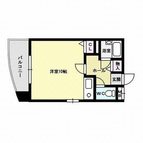 ベルメゾン百道 間取り