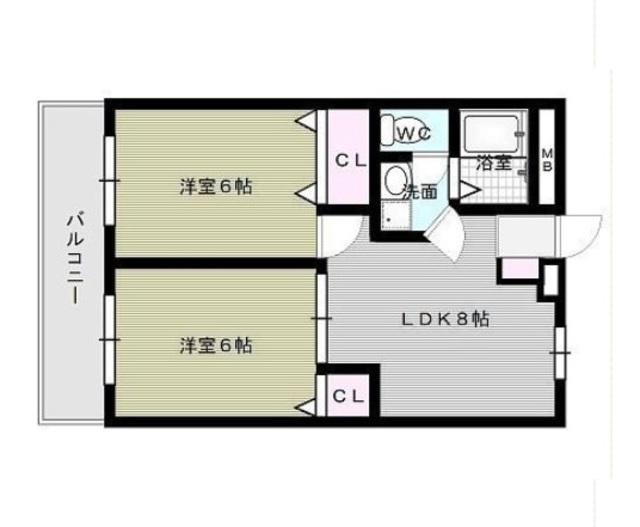 三愛室見駅前マンション 間取り