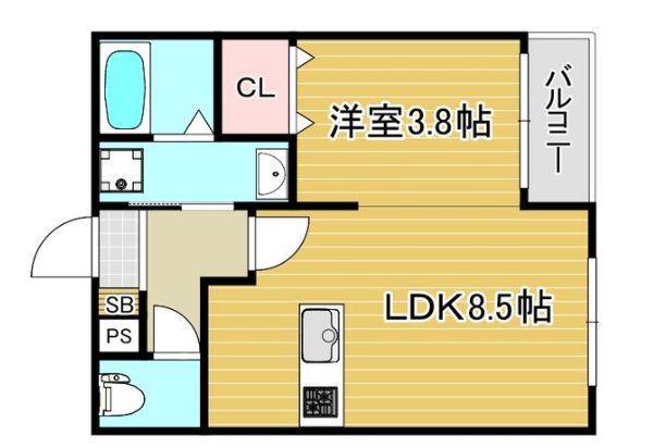 Branche西新 間取り