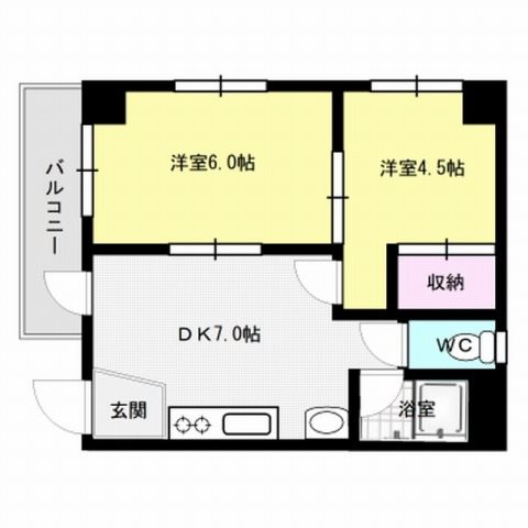 サニーハイム藤崎 間取り