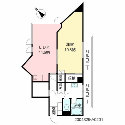 ルノアス博多 間取り
