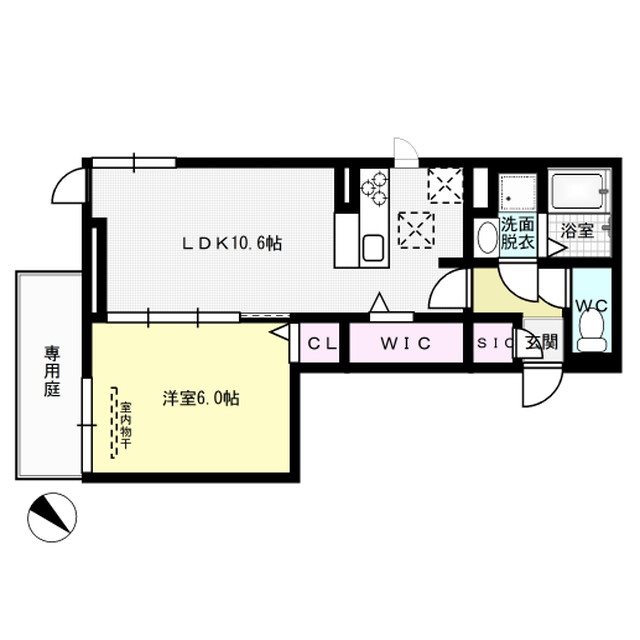 クレストヴェール清水 間取り図