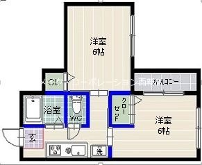 イマージュ別府 間取り