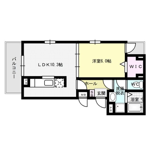ボヌール エトワール 301号室 間取り