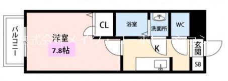 カーサ飯倉 間取り