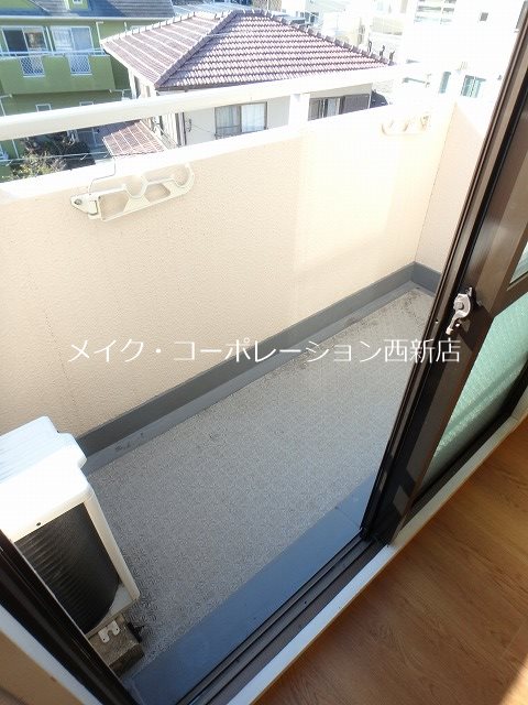 ウエルス西新 ベランダ