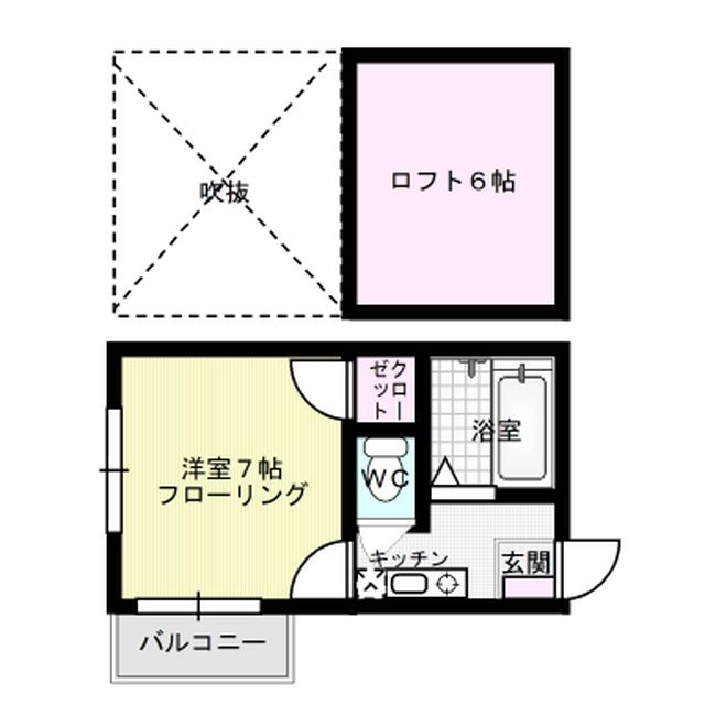 間取り リバティ博多 間取り図