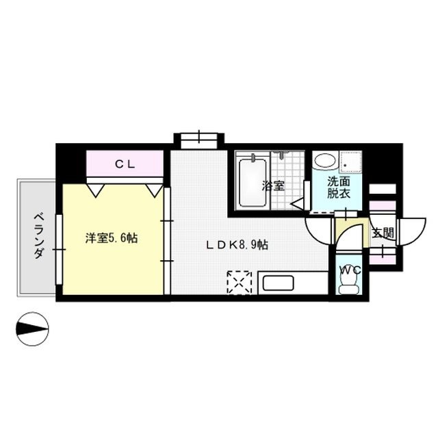 間取り グローリア・ミオ・大野城 間取り図