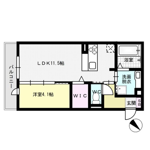 D-room光丘 302号室 間取り