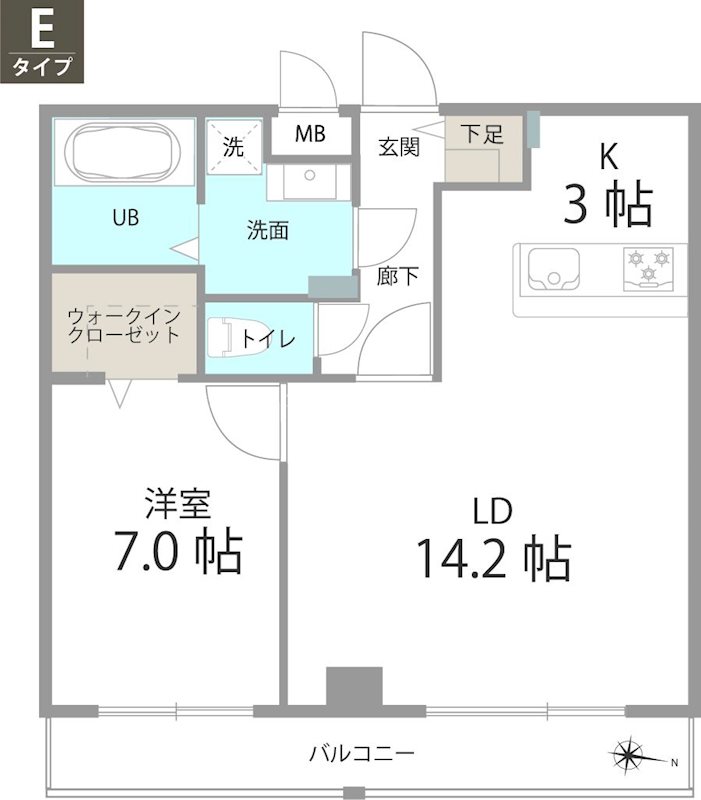 La Grande大濠  間取り